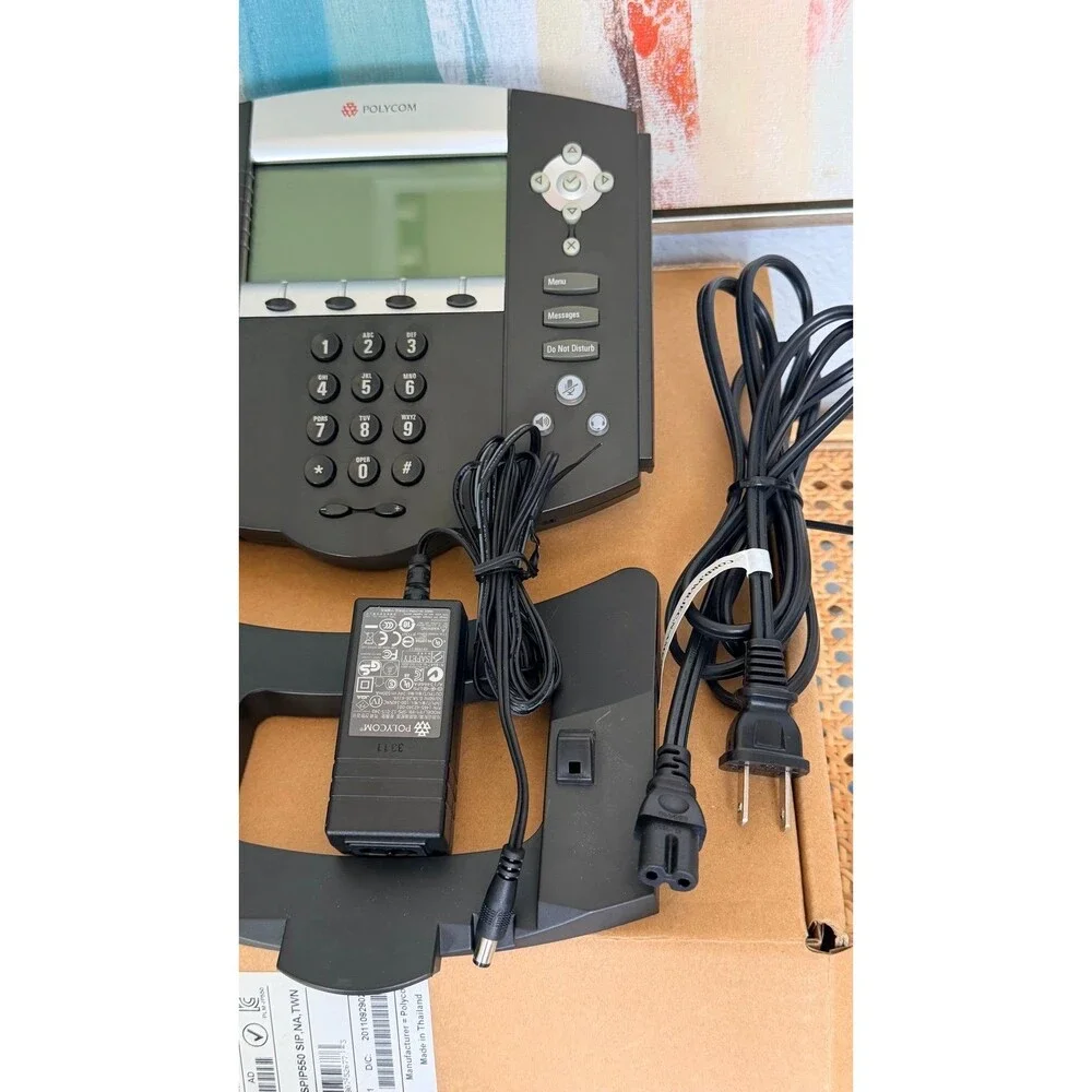 Complete Polycom SoundPoint IP 550 SIP Business Phone